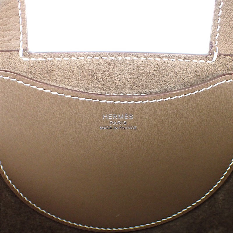 エルメス HERMES インザループ 18 ハンドバッグ トリヨンクレマンス ヴォースイフト エトゥープ レディース【中古】【Aランク】