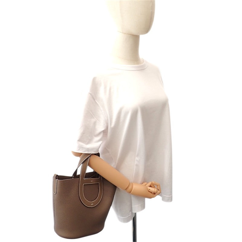 エルメス HERMES インザループ 18 ハンドバッグ トリヨンクレマンス ヴォースイフト エトゥープ レディース【中古】【Aランク】