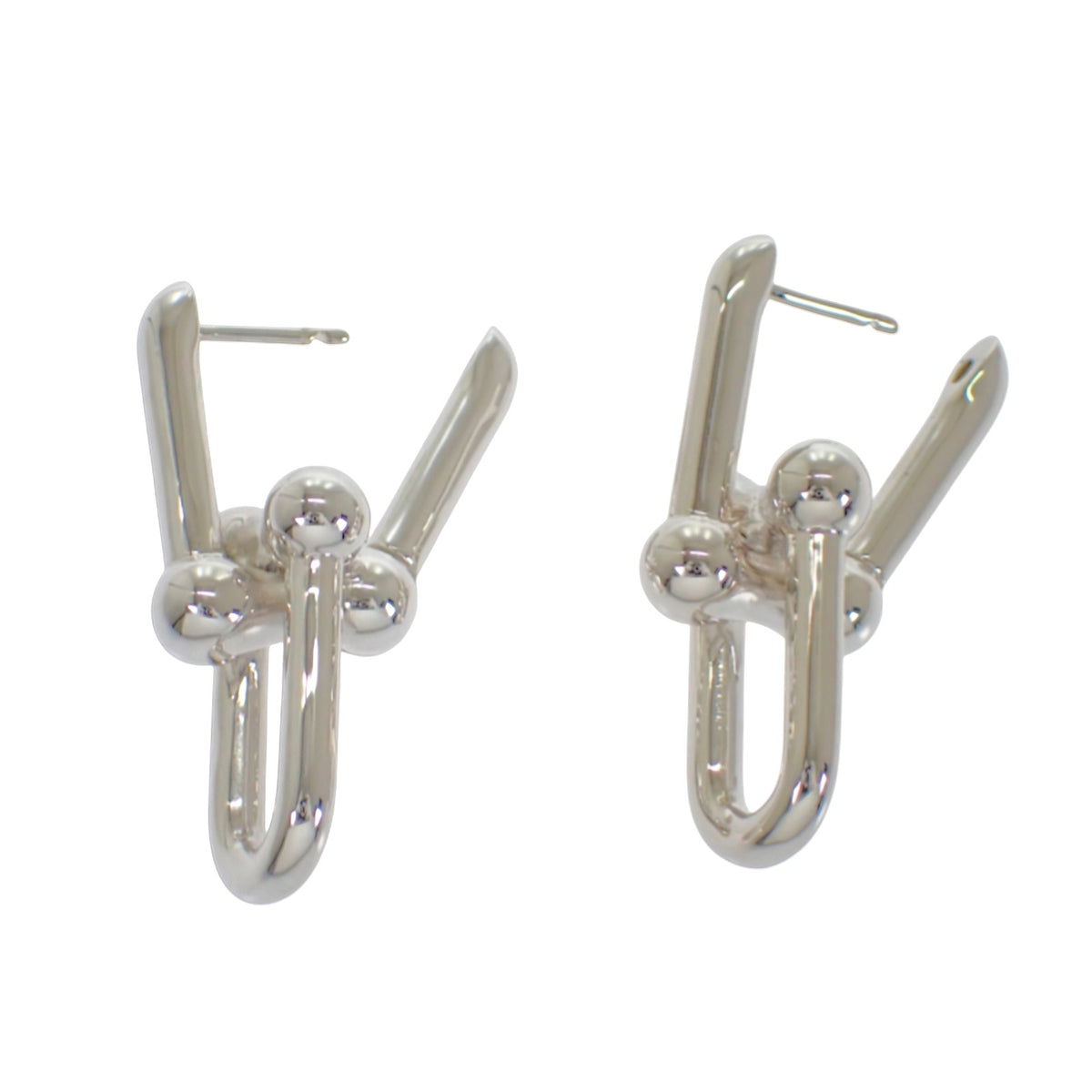 ティファニー TIFFANY&Co. ハードウェア ラージリンク 68533694 ピアス シルバー925 レディース【中古】【Aランク】