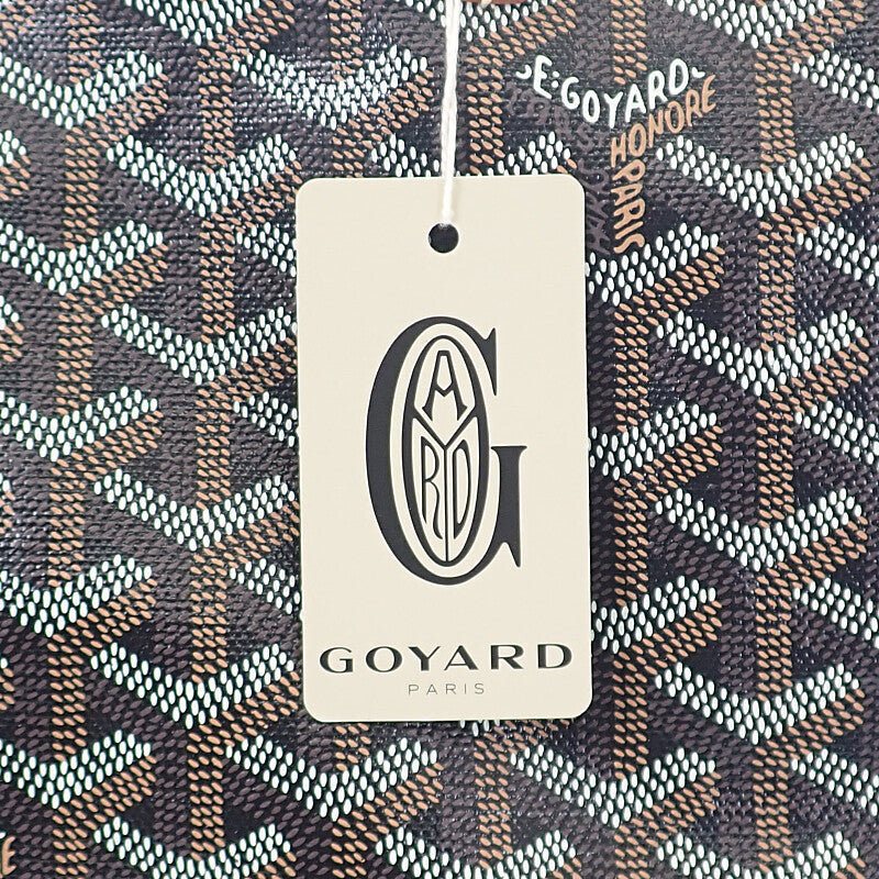 ゴヤール GOYARD サンルイPM STLOUIPMLTY01CL03P トートバッグ カーフ ゴヤールディンキャンバス ナチュラル ブラック メンズ レディース【中古】【SAランク】