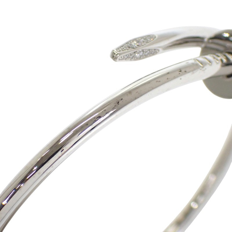 カルティエ CARTIER ジュストアンクル B6048718 ブレスレット K18ホワイトゴールド ダイヤモンド レディース【中古】【Aランク】