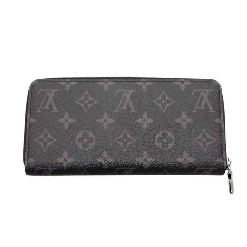 ルイヴィトン LOUIS VUITTON ジッピーウォレット・ホリゾンタル M11611 モノグラムエクリプス 長財布 モノグラム・エクリプス キャンバス ブラック メンズ【中古】【Sランク】