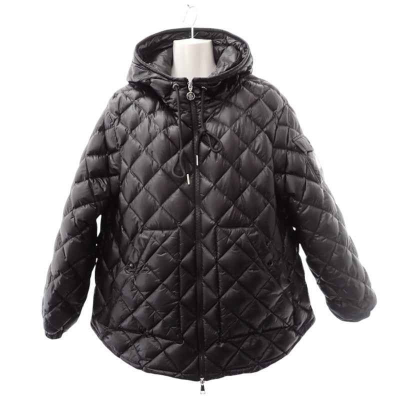モンクレール MONCLER CAMICIA カミーチャ 42 I20932F00001 595ZZ ダウンジャケット ナイロン ダウン ブラック シルバー金具 レディース【中古】【Aランク】