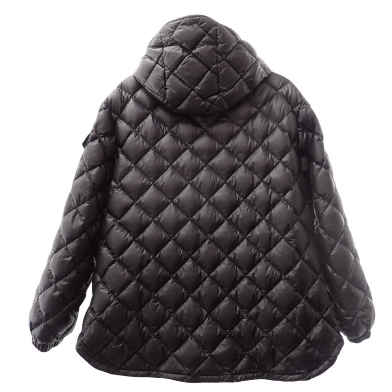 モンクレール MONCLER CAMICIA カミーチャ 42 I20932F00001 595ZZ ダウンジャケット ナイロン ダウン ブラック シルバー金具 レディース【中古】【Aランク】