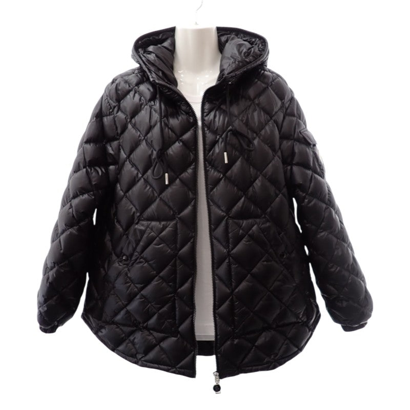 モンクレール MONCLER CAMICIA カミーチャ 42 I20932F00001 595ZZ ダウンジャケット ナイロン ダウン ブラック シルバー金具 レディース【中古】【Aランク】