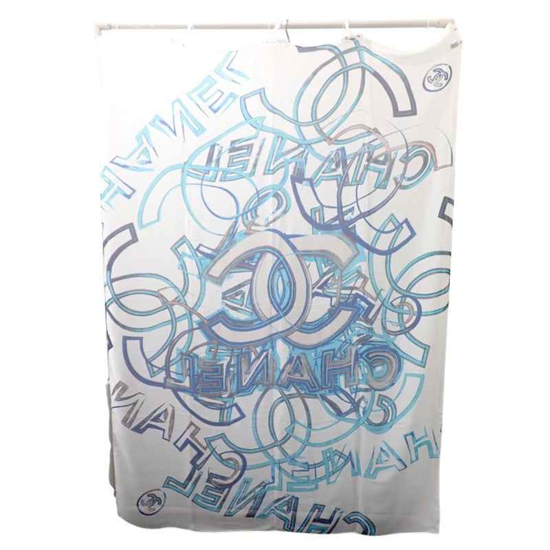 シャネル CHANEL ストール ストール シルク ホワイト レディース【中古】【ABランク】