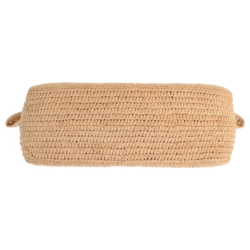 ロエベ LOEWE オラバッグ AP22P22X05 2WAYバッグ ラフィア ベージュ ゴールド金具 レディース【中古】【Aランク】
