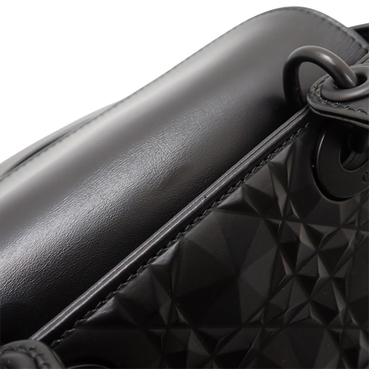 クリスチャンディオール Christian Dior Lady Dior My ABCDior レディディオール バッグ スモール M0538SNEA _M900 2WAYバッグ ハンドバッグ ショルダーバッグ ラムスキン ソーブラック 黒 ブラック金具 レディース【中古】【ABランク】
