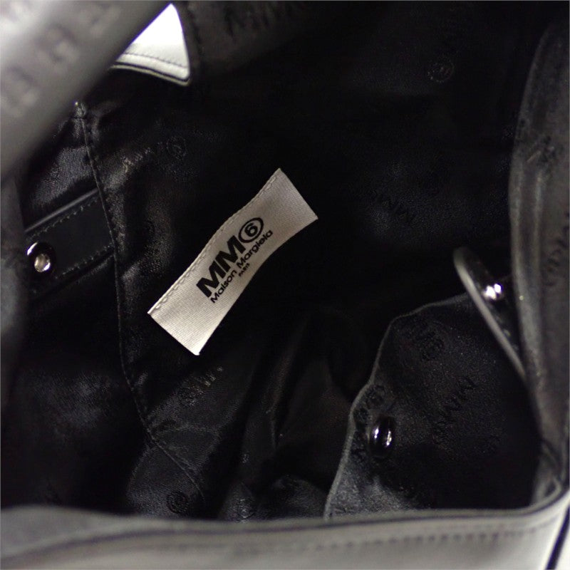 メゾンマルジェラ MAISON MARGIELA MM6ジャパニーズ S54WD0043_P8396 ハンドバッグ カーフ ブラック メンズ レディース【中古】【Aランク】