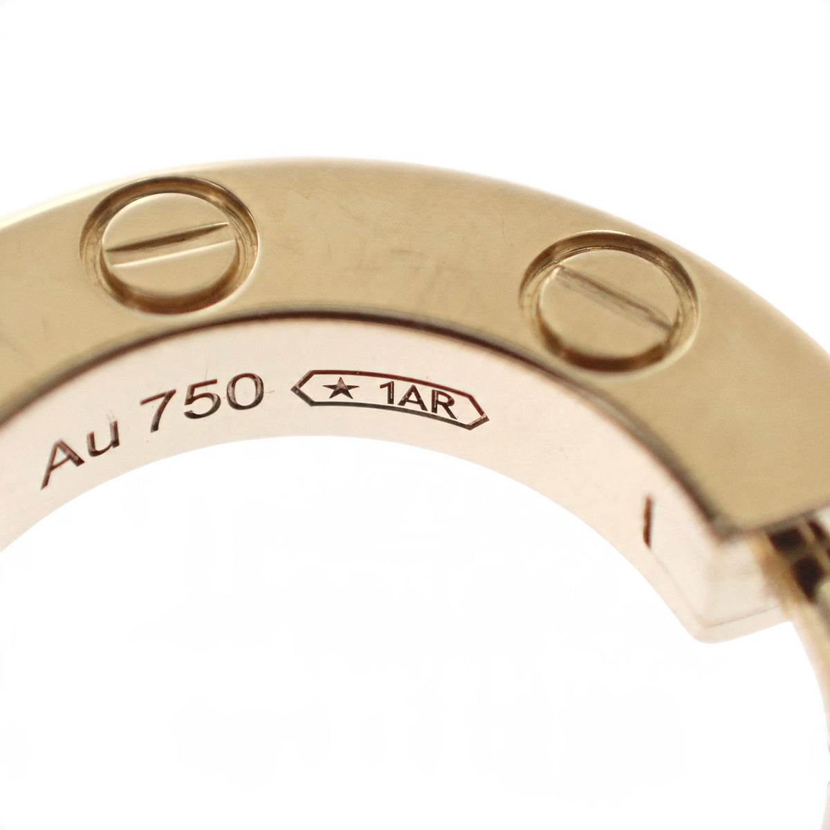 カルティエ CARTIER LOVE シングル 片耳 オンライン限定 フープ B8301423 ピアス K18イエローゴールド レディース【中古】【Aランク】