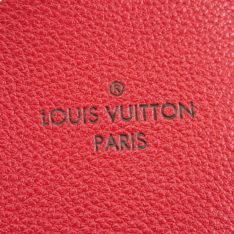 ルイヴィトン LOUIS VUITTON ヴェルール トートW BB M94629 2WAYバッグ モノグラムヴェルール スリーズ レッド ブラック シルバー金具 レディース【中古】【Bランク】