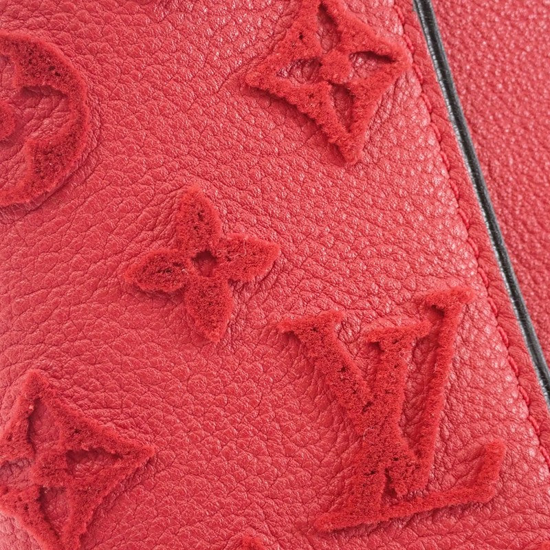 ルイヴィトン LOUIS VUITTON ヴェルール トートW BB M94629 2WAYバッグ モノグラムヴェルール スリーズ レッド ブラック シルバー金具 レディース【中古】【Bランク】
