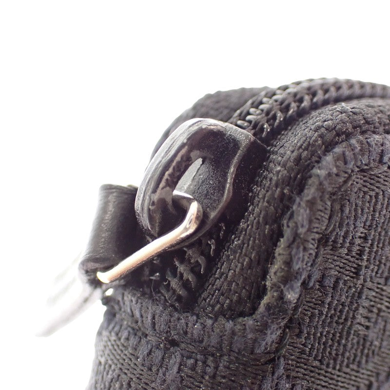 グッチ GUCCI ラウンドファスナー 030・0416・1578 コインケース GGキャンバス ブラック ブラック金具 メンズ レディース ユニセックス【中古】【ABランク】