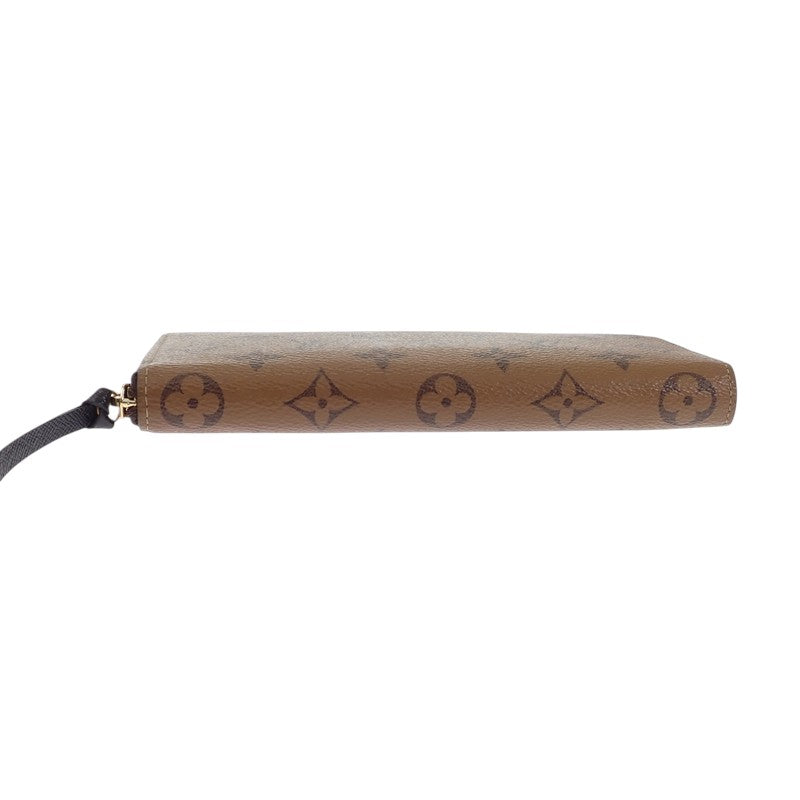 ルイヴィトン LOUIS VUITTON ポルトフォイユ・クレマンス M82336 長財布 モノグラムキャンバス ブラウン ゴールド金具 メンズ レディース【中古】【ABランク】