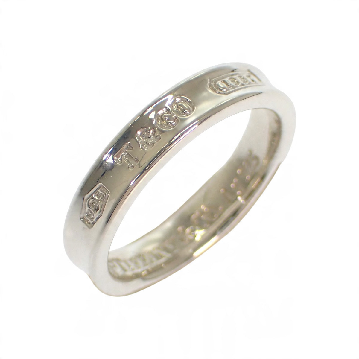 ティファニー TIFFANY&Co. 1837 ナローリング 14号 60126374 リング シルバー925 シルバー メンズ レディース【中古】【Aランク】