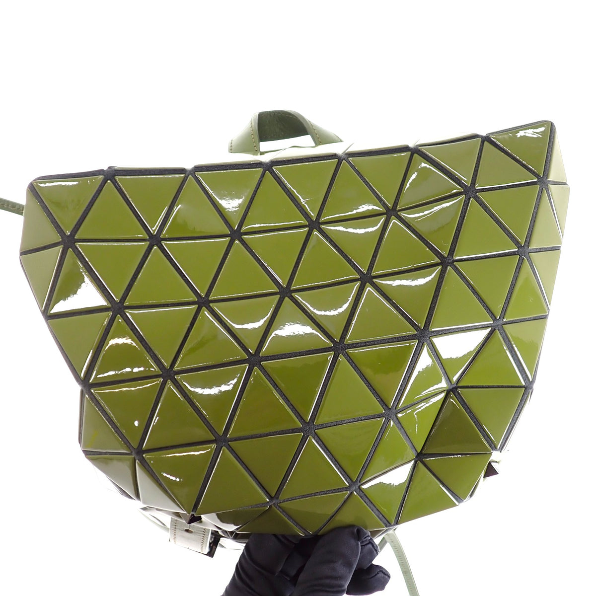 イッセイミヤケ ISSEY MIYAKE バオバオ バックパック BB61-AG321-65 リュック・デイパック ポリエステル ナイロン カーキ メンズ レディース【中古】【Aランク】