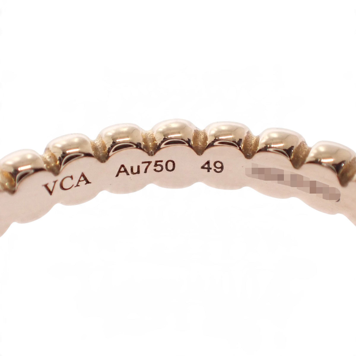 ヴァンクリーフ&アーペル Van Cleef & Arpels ペルレゴールドパール 8.5号 VCARPJMF49 リング K18ピンクゴールド レディース【中古】【Aランク】