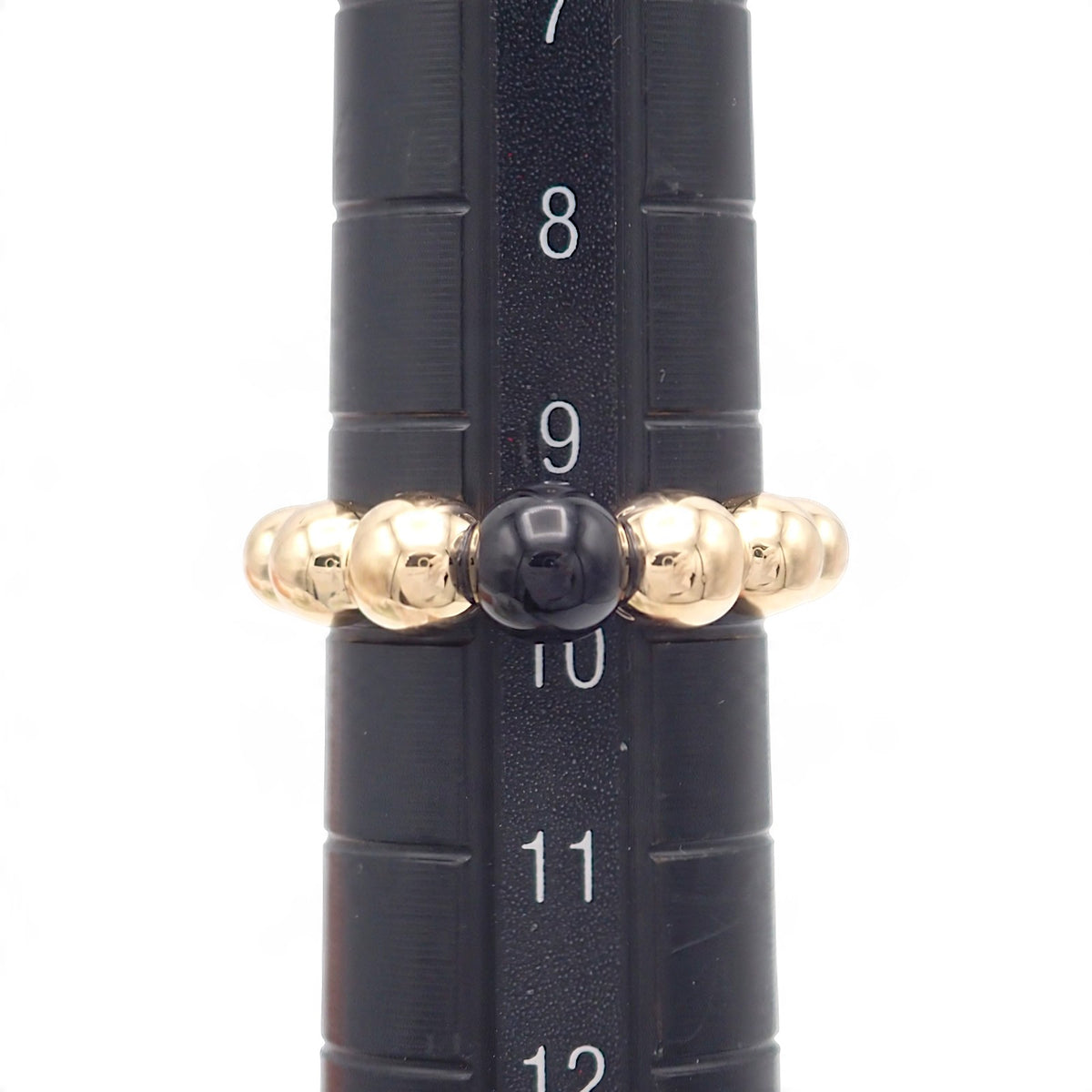 ヴァンクリーフ&アーペル Van Cleef & Arpels ペルレ クルール 10号 VCARO5M150 リング K18イエローゴールド オニキス レディース【中古】【Aランク】