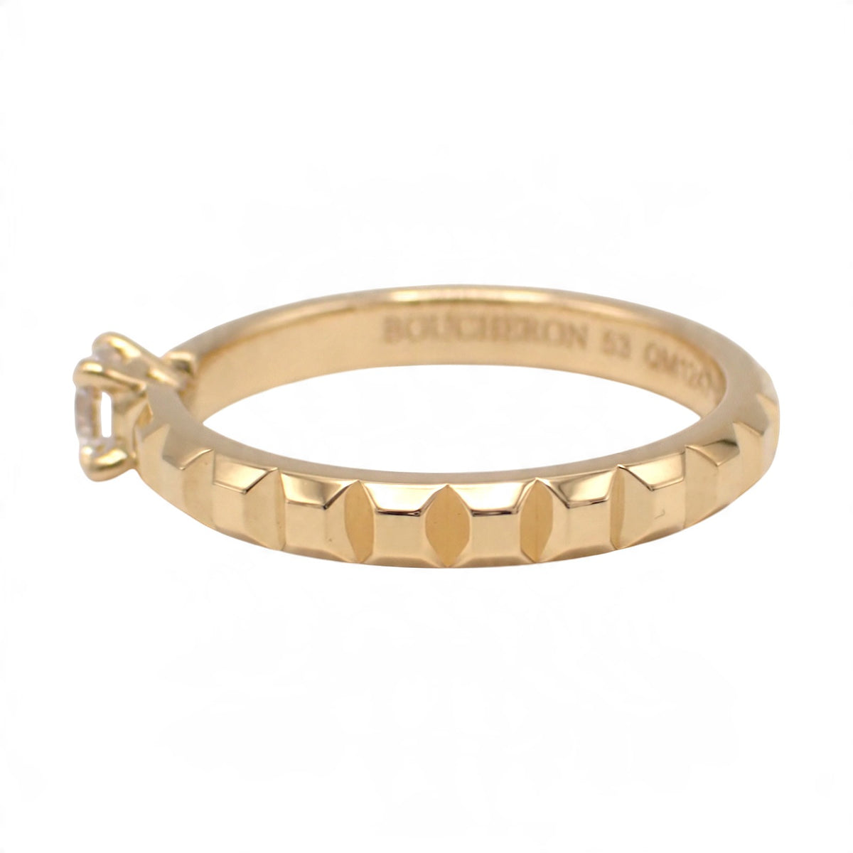 ブシュロン Boucheron キャトルクルドパリ 13号 JSL00032 リング K18イエローゴールド ゴールド ダイヤモンド #53 レディース【中古】【Aランク】
