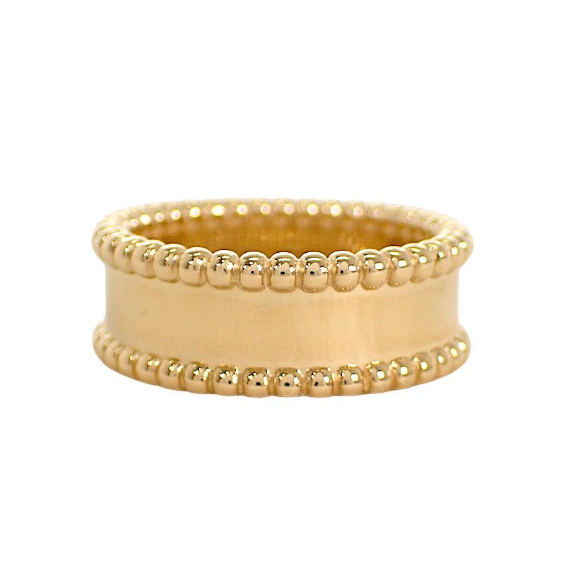 ヴァンクリーフ&アーペル Van Cleef & Arpels ペルレ シニアチュール 15号 VCARO3Y655 リング K18イエローゴールド #55 レディース メンズ【中古】【Aランク】
