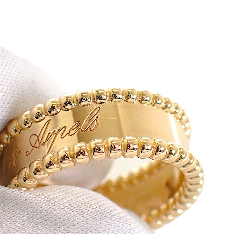 ヴァンクリーフ&アーペル Van Cleef & Arpels ペルレ シニアチュール 15号 VCARO3Y655 リング K18イエローゴールド #55 レディース メンズ【中古】【Aランク】