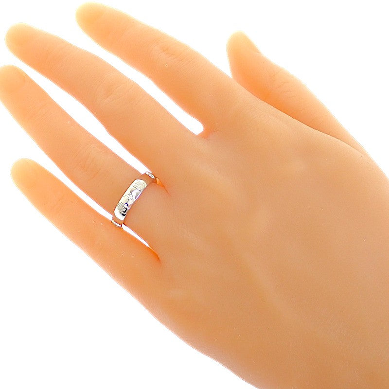 ハリーウィンストン HARRY WINSTON HWロゴ バンド 16号 WBDWRDBZHWL リング K18ホワイトゴールド ダイヤモンド #56 メンズ レディース【中古】【Aランク】