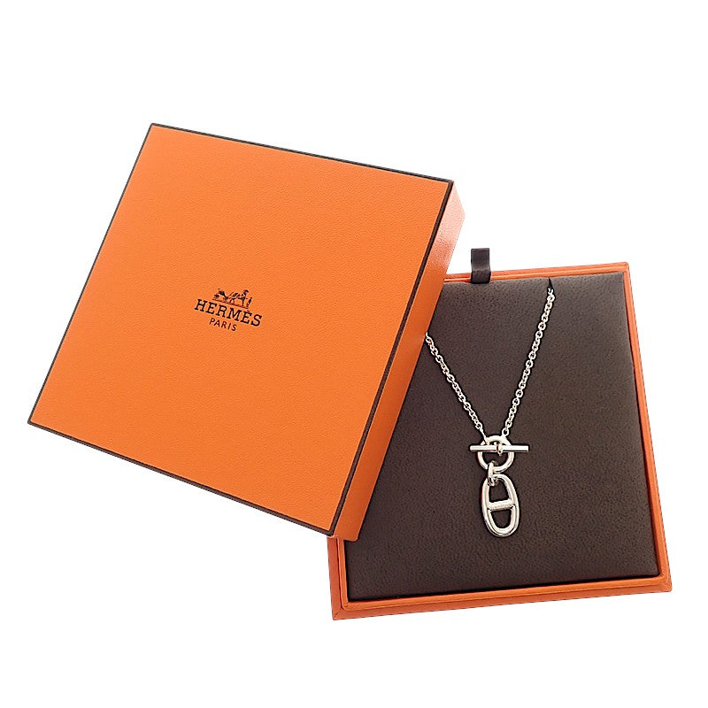 エルメス HERMES アミュレット シェーヌダンクル ヴィンテージ ネックレス シルバー925 銀 レディース ユニセックス【中古】【ABランク】