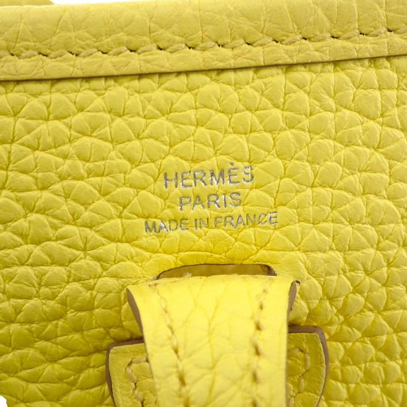 エルメス HERMES エヴリンTPM ショルダーバッグ トリヨンクレマンス イエロー リモンチェッロ シルバー金具 レディース【中古】【Aランク】