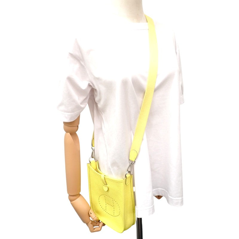 エルメス HERMES エヴリンTPM ショルダーバッグ トリヨンクレマンス イエロー リモンチェッロ シルバー金具 レディース【中古】【Aランク】