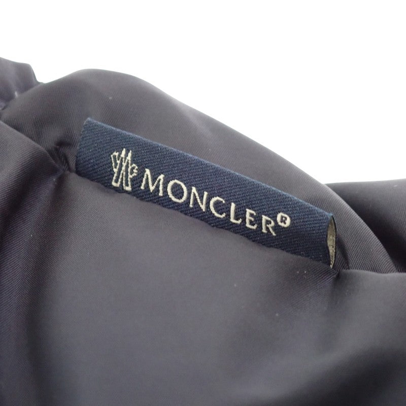 モンクレール MONCLER HIRONDELLE ハーフコート E20934934520 54155 ダウンジャケット ナイロン ネイビー レディース【中古】【Aランク】