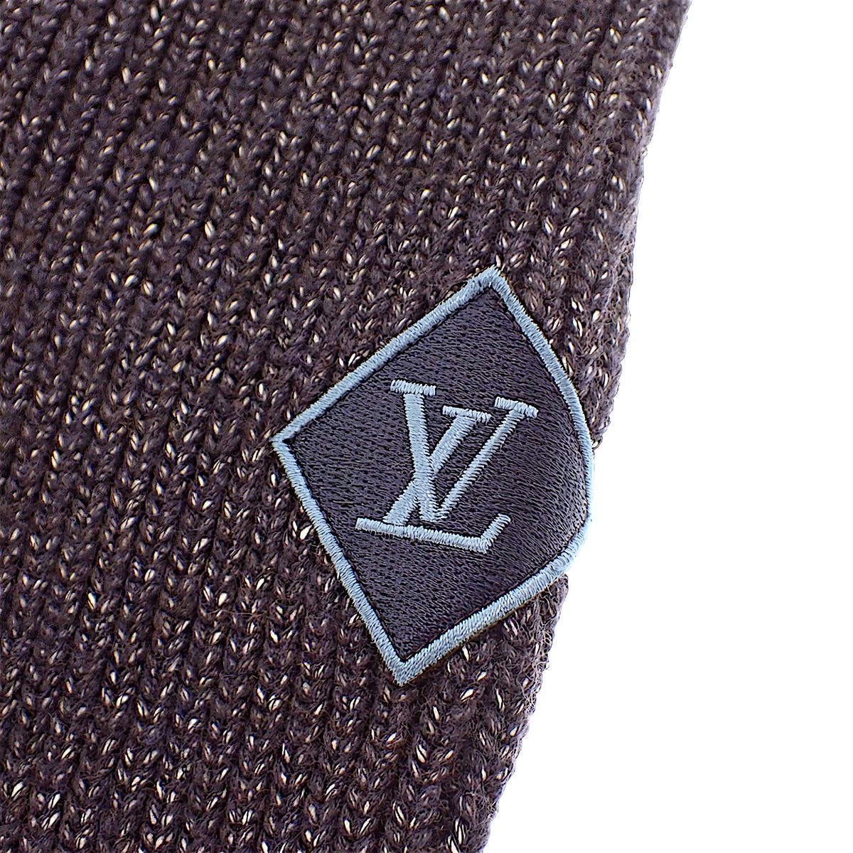 ルイヴィトン LOUIS VUITTON ロングスリーブ クルーネック M ニット ウール ネイビー メンズ【中古】【ABランク】