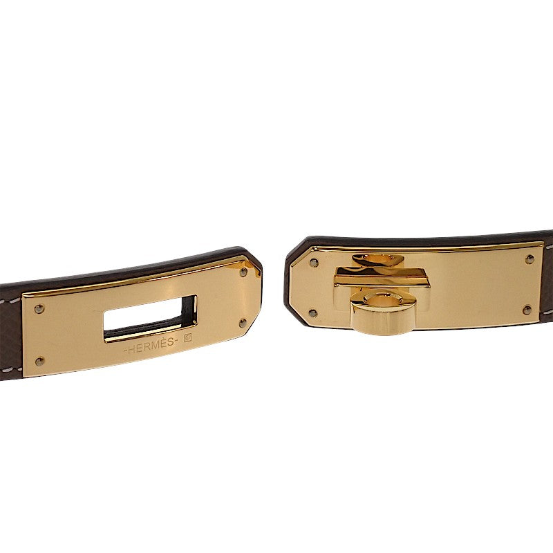 エルメス HERMES ケリー18 H069853CC18 ベルト ヴォーエプソン ベージュ エトゥープ ゴールド金具 レディース【中古】【Aランク】