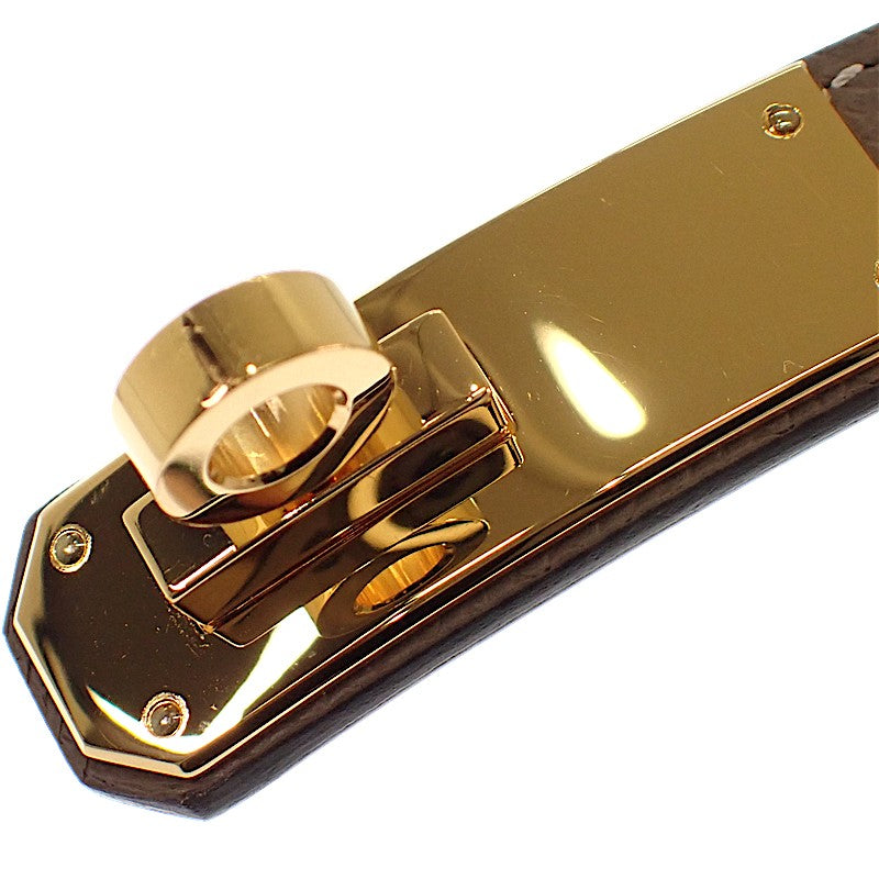 エルメス HERMES ケリー18 H069853CC18 ベルト ヴォーエプソン ベージュ エトゥープ ゴールド金具 レディース【中古】【Aランク】