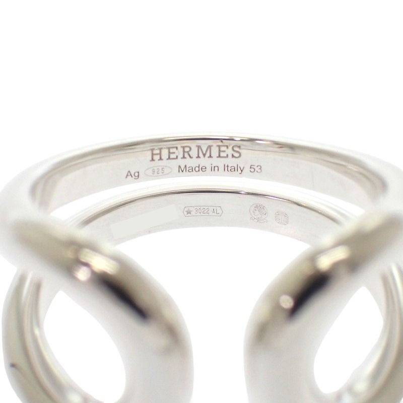 エルメス HERMES リマPM 13号 H104834B リング シルバー925 メンズ レディース【中古】【Aランク】