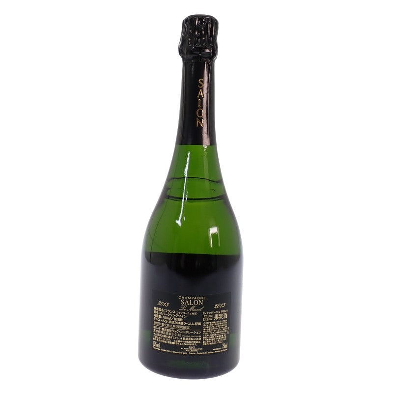 Champagne Salon シャンパンニュー サロン ブラン ド ブラン ブリュット 750ml お酒 シャンパン【中古】【Sランク】