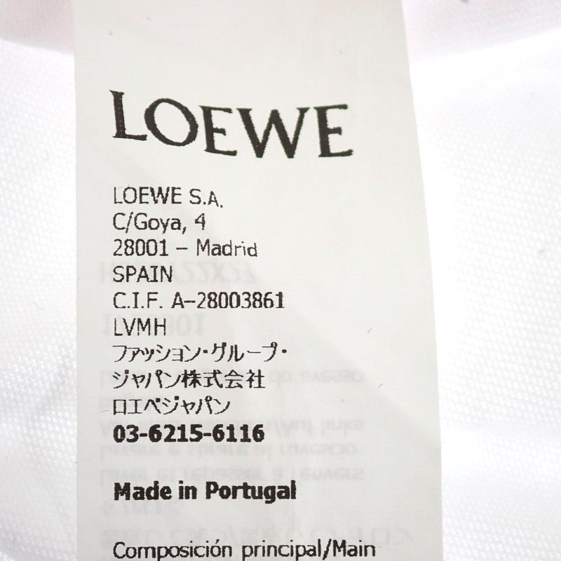 ロエベ LOEWE アナグラム フォトコピー Tシャツ S H526Y22X27 半袖Tシャツ コットン ホワイト ピンク メンズ レディース ユニセックス【中古】【Aランク】