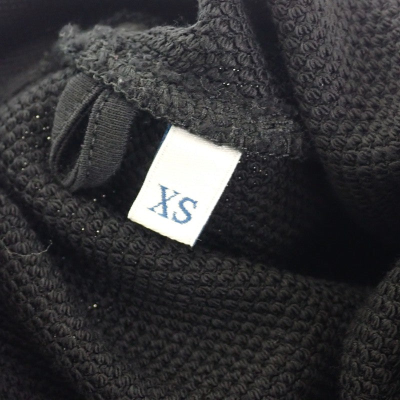 モンクレール MONCLER ラインストーン クルーネック スウェットシャツ 長袖 XS I20938G00053 899TR スウェット コットン ナイロン 綿 ブラック 黒 メンズ【中古】【Aランク】