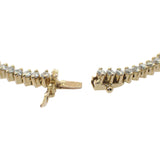 デザインジュエリー テニス ブレスレット K18イエローゴールド ダイヤモンド メンズ レディース【中古】【Aランク】