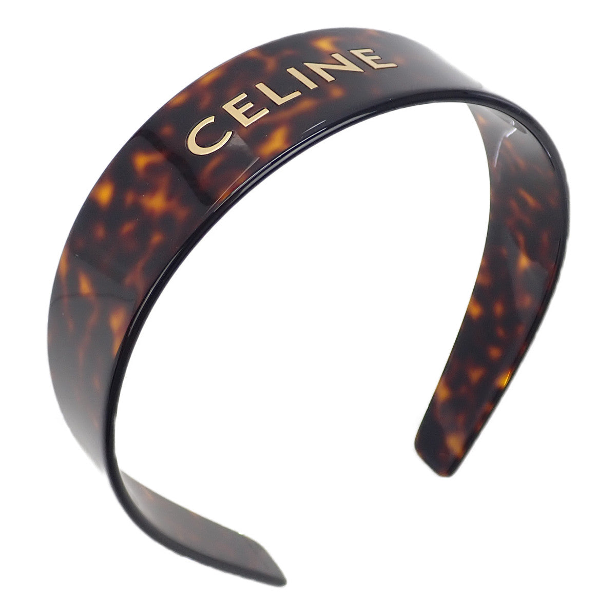 CELINE セリーヌ カチューシャ ヘアアクセ ダークハバナ | gulatilaw.com