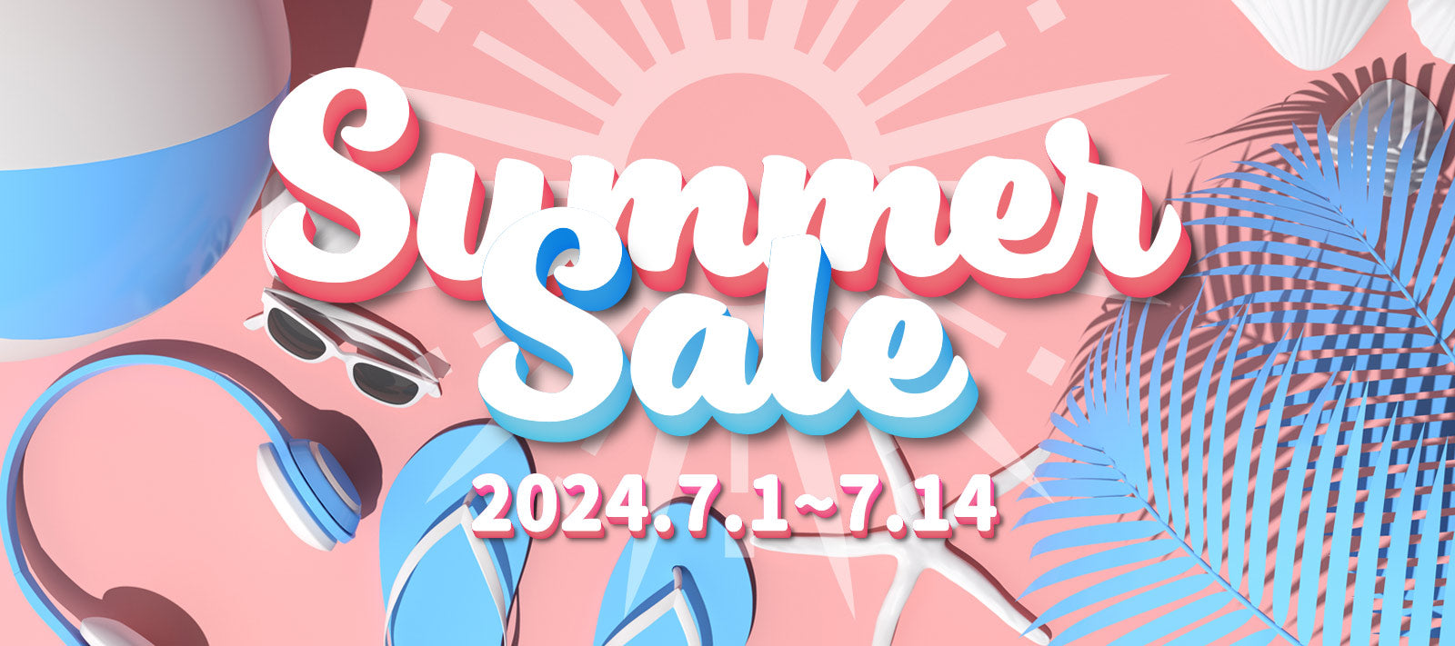 ※終了致しました！【ONLINE限定】SUMMER SALE 開催！ 7/1～7/14まで