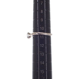 デザインジュエリー 1粒ダイヤ 11号 リング Pt900プラチナ ダイヤモンド レディース【中古】【Aランク】