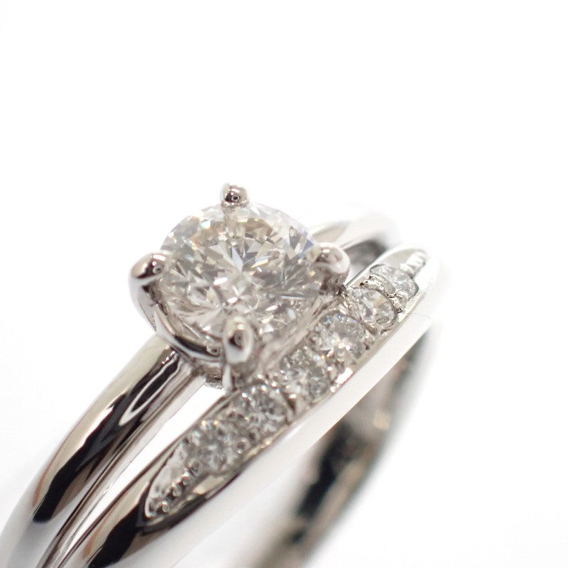 Design Jewelry Platinum Pt900 Diamond Ring Size 12 For Women [Used] [A Rank]
