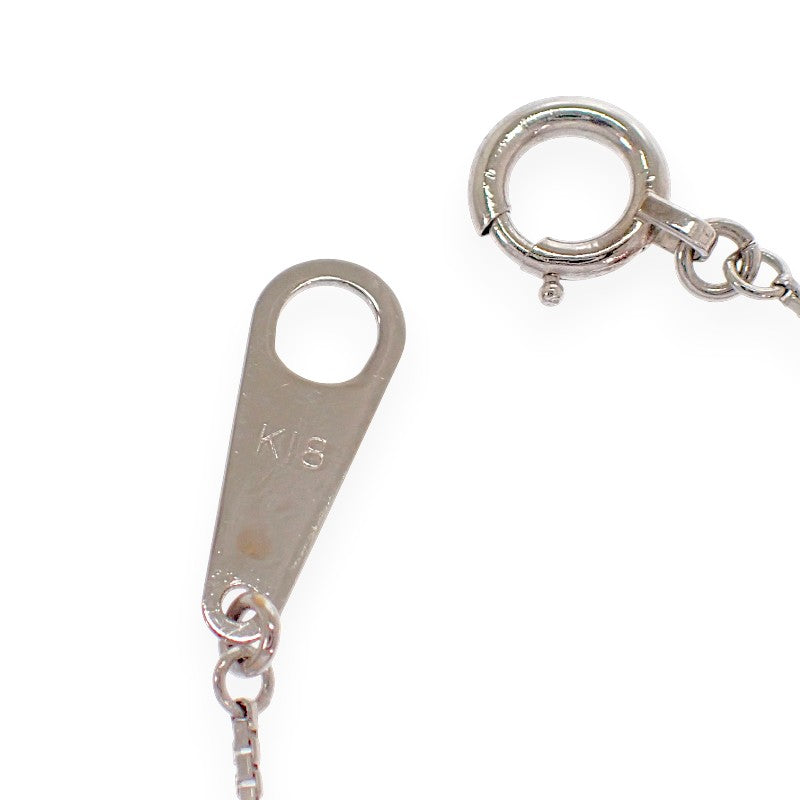 デザインジュエリー ネックレス K18ホワイトゴールド ダイヤモンド レディース【中古】【Aランク】