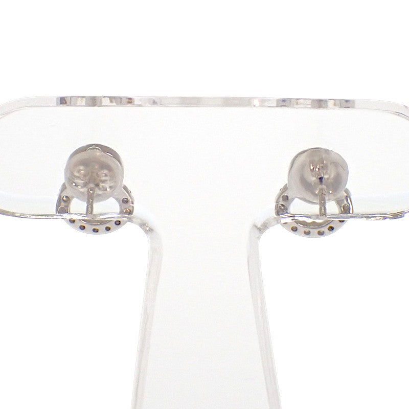 VANDOME Stud Earrings K18 White Gold Diamond Ladies' [Used] [A Rank]
