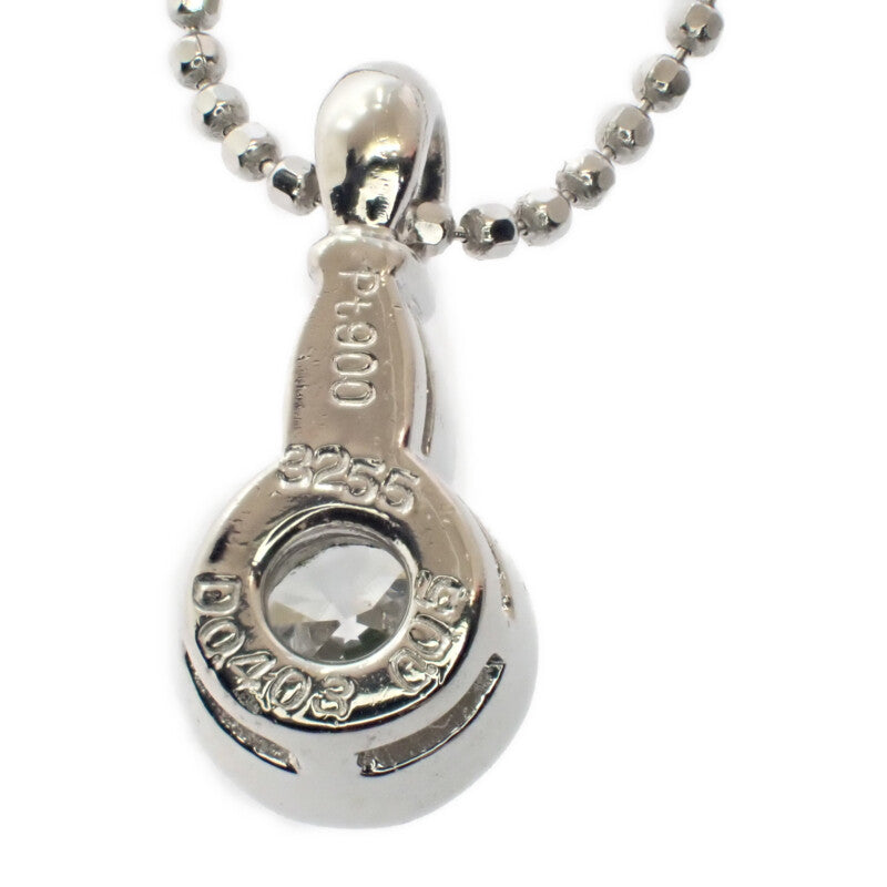 【中古】 デザイン ジュエリー ネックレス Pt850/900プラチナ ダイヤモンド ダイヤモンド レディース【Aランク】