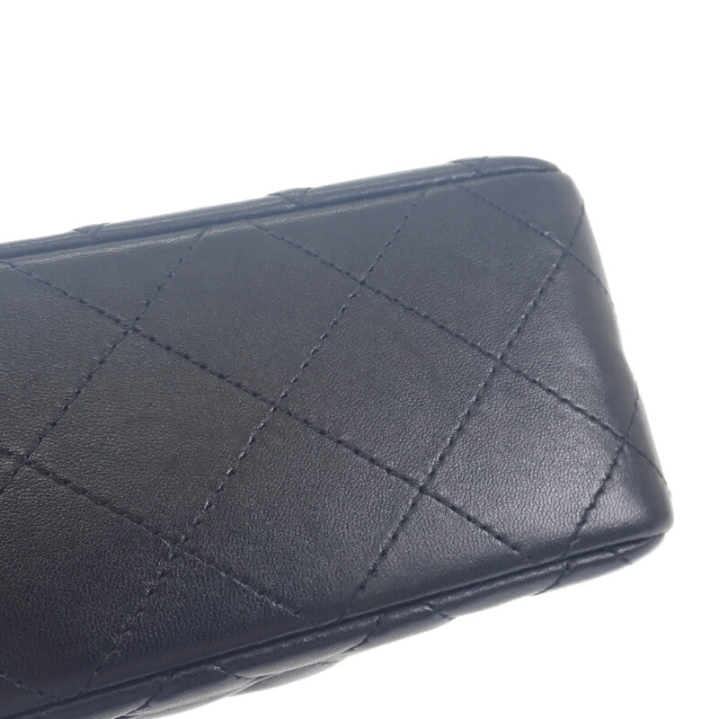 シャネル CHANEL ミニ クラシック ハンドバッグ A69900-Y04059-94305 ショルダーバッグ ラムスキン ブラック シルバー金具 レディース【中古】【Aランク】