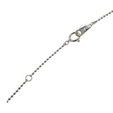 デザインジュエリー パヴェ ネックレス Pt900プラチナ Pt850プラチナ ダイヤモンド レディース【中古】【Aランク】