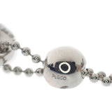 デザインジュエリー パヴェ ネックレス Pt900プラチナ Pt850プラチナ ダイヤモンド レディース【中古】【Aランク】