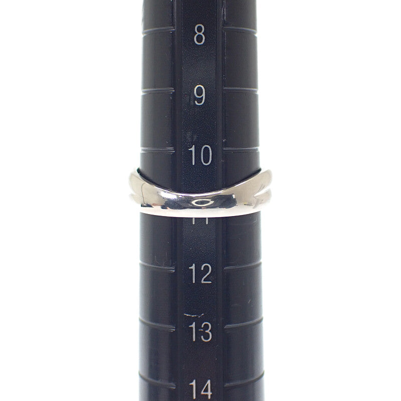 デザインジュエリー Vライン 上品 11号 リング Pt900プラチナ ダイヤモンド ダイヤモンド 約11号 レディース【中古】【Aランク】