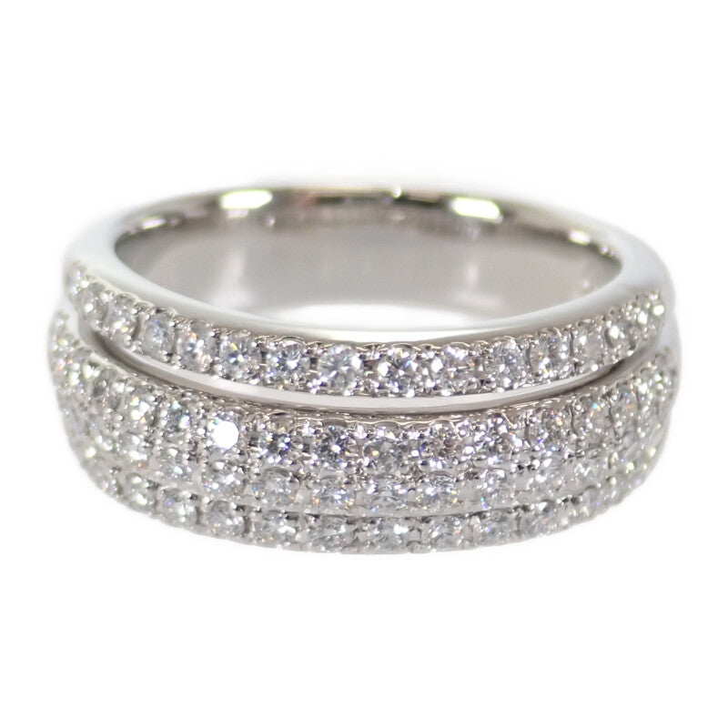 中古】和光 デザイン ジュエリー リング Pt900プラチナ 11号  